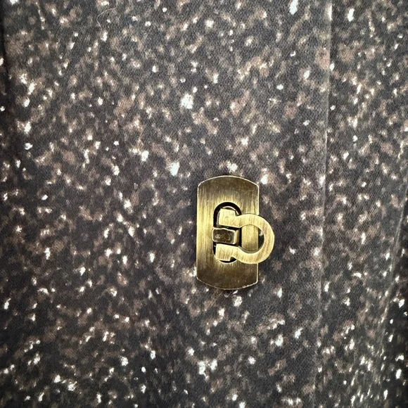 Etcetera Speckled Women’s Vintage Warm Comfortable Statement Long PeaCoat Size 6 - Picture 6 of 9